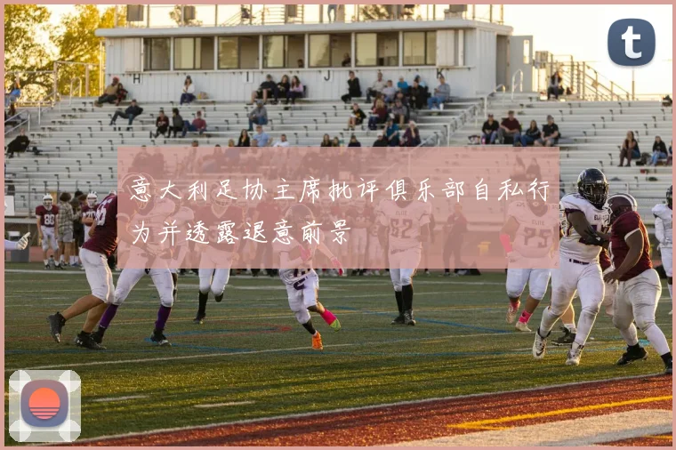 意大利足协主席批评俱乐部自私行为并透露退意前景